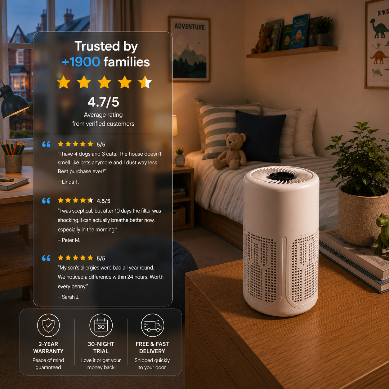 Clairly Air Purifier Luna