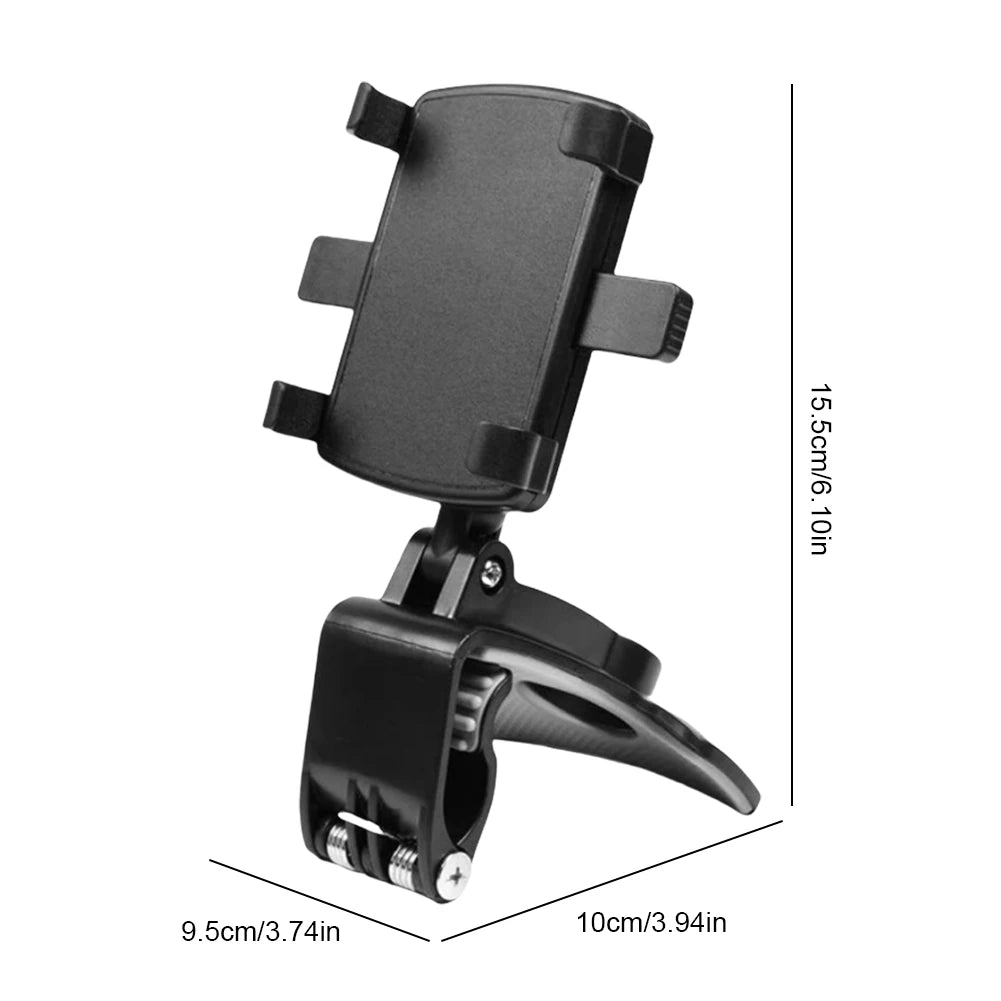 Phone Holder | Universal Dashboard Clamp Mount