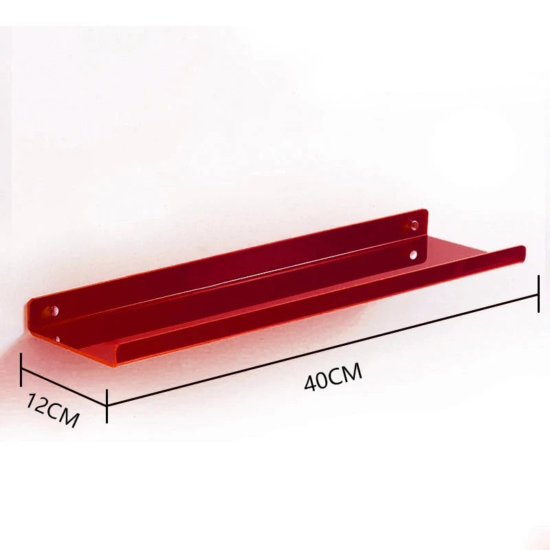 Wall Shelf | Minimalist Multicolour Acrylic Ledge