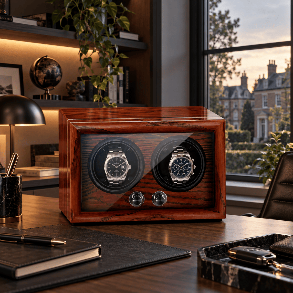 Clairly Watch Winder | Rosewood - 2 Slot