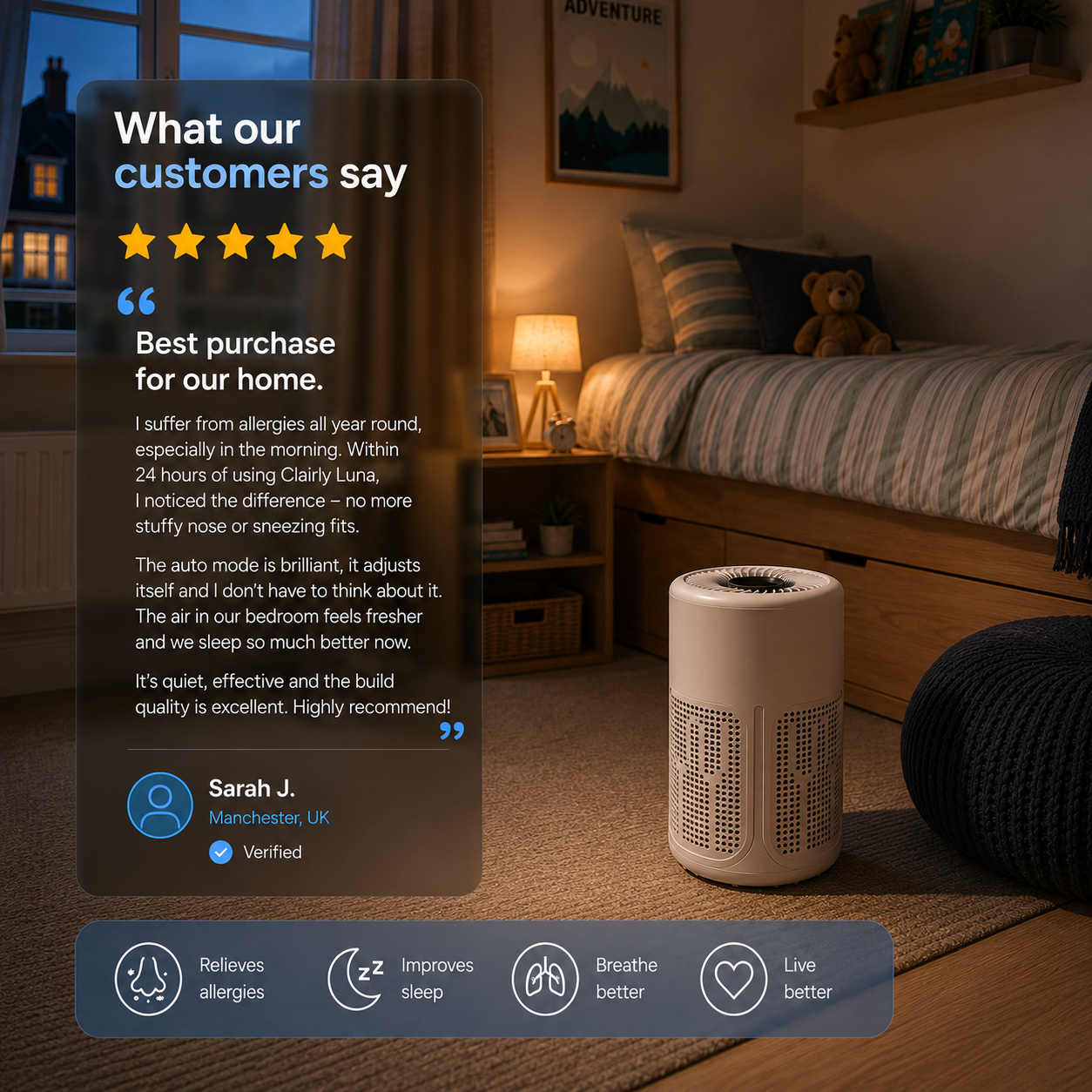 Clairly Air Purifier Luna