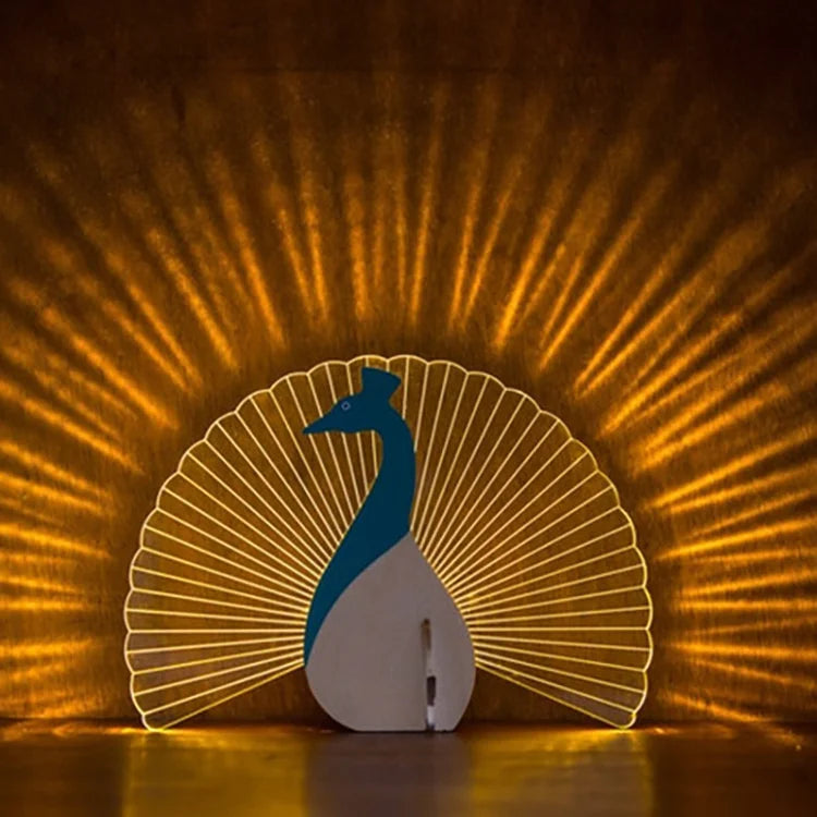 Table Lamp | LED Silhouette Animal Design