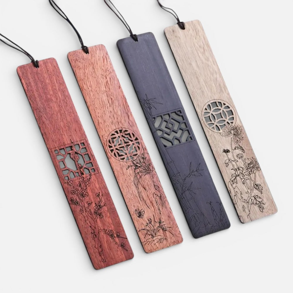 Bookmark | Carved Wood Nature Design