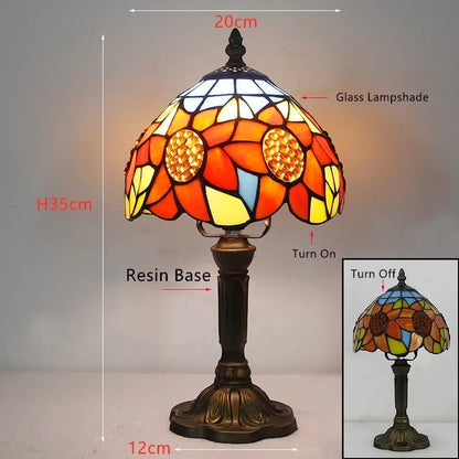 Table Lamp | Vintage Mosaic Glass Design