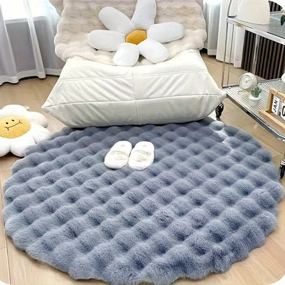 Mat | Round Shaggy Floor Rug