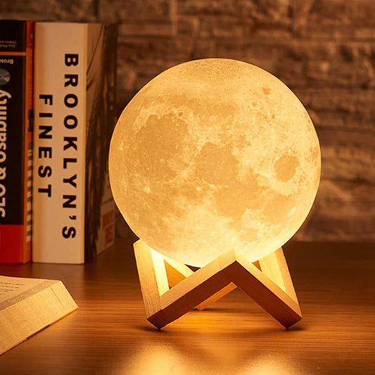Desk Lamp | LED Moon Sphere Light