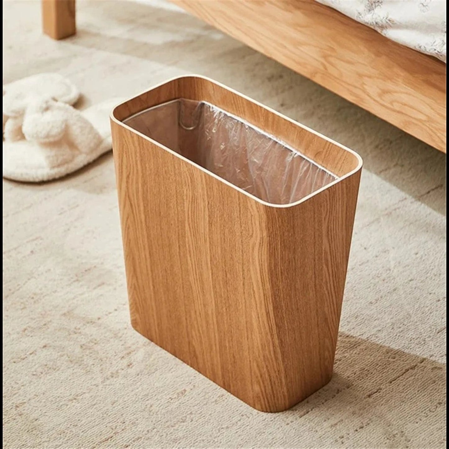 Trash Can | Japanese Style Wood Design