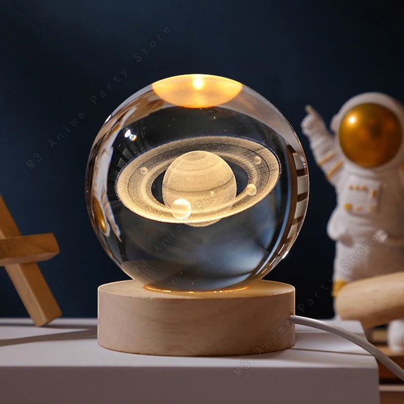 Desk Lamp | Galaxy Crystal Ball Light
