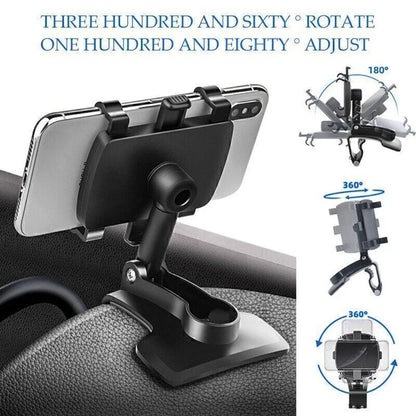 Phone Holder | Universal Dashboard Clamp Mount