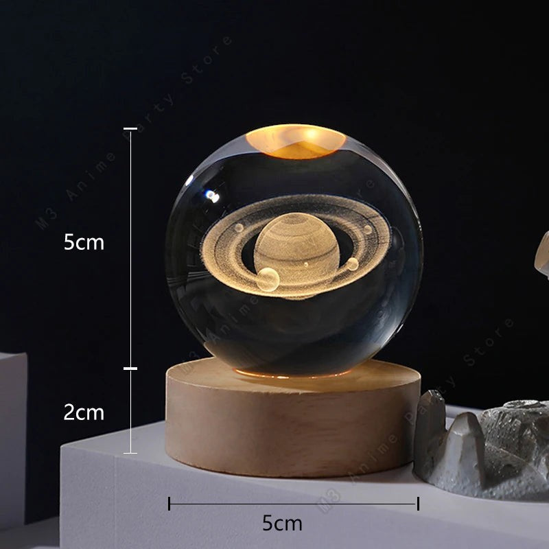 Desk Lamp | Galaxy Crystal Ball Light