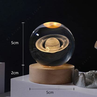 Desk Lamp | Galaxy Crystal Ball Light