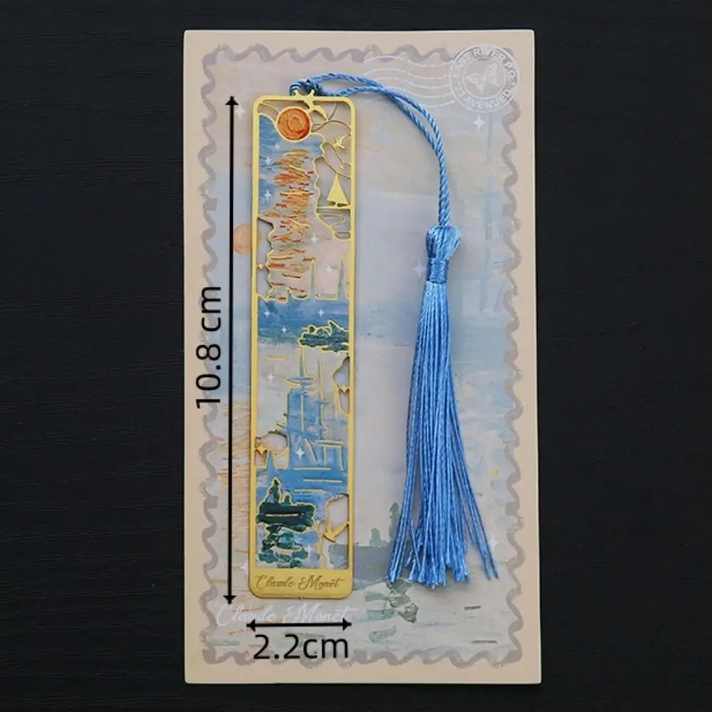 Bookmark | Enamel Landscape Design with Tassel