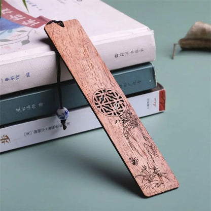 Bookmark | Carved Wood Nature Design