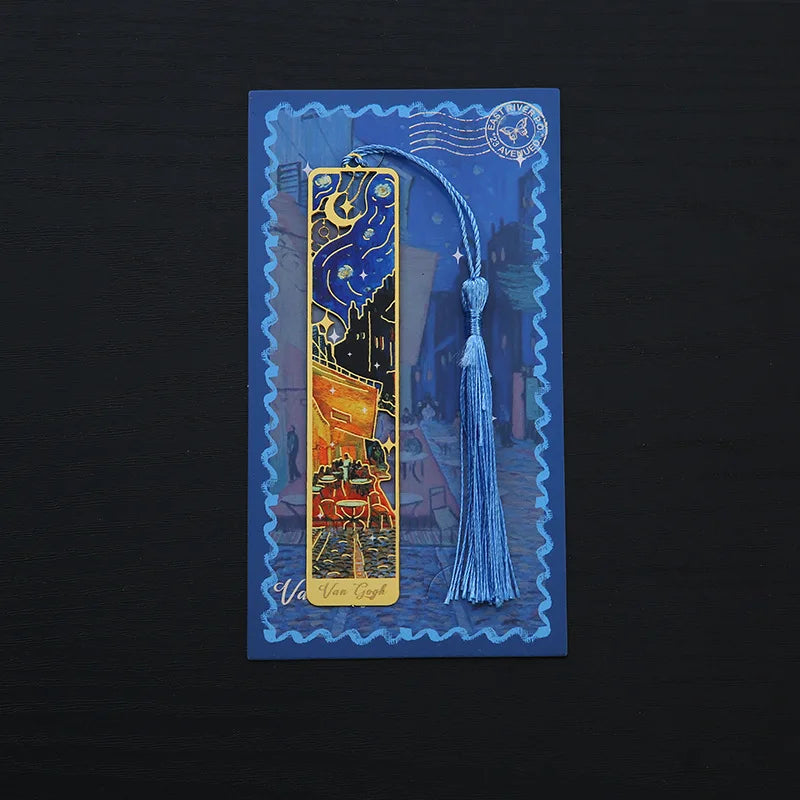 Bookmark | Enamel Landscape Design with Tassel