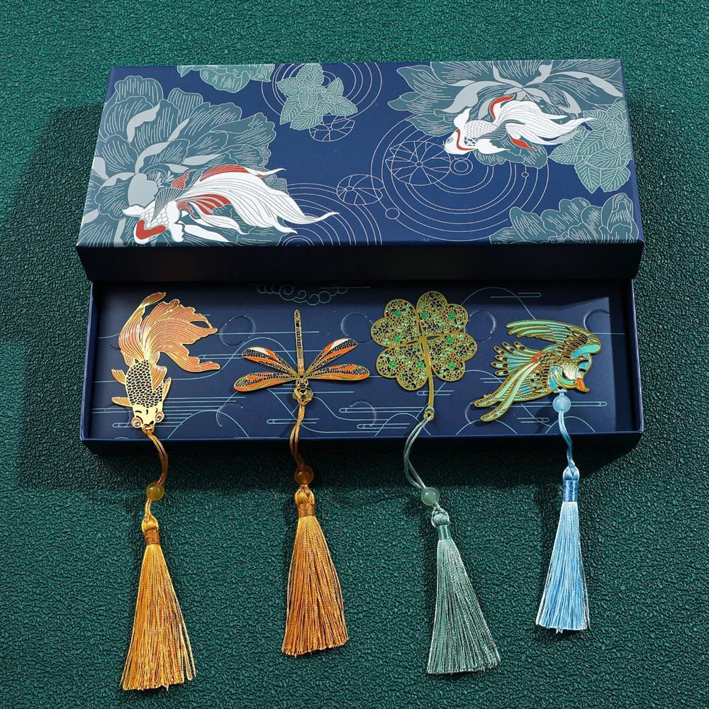 Bookmark | Enamel Animals and Flower Design Set