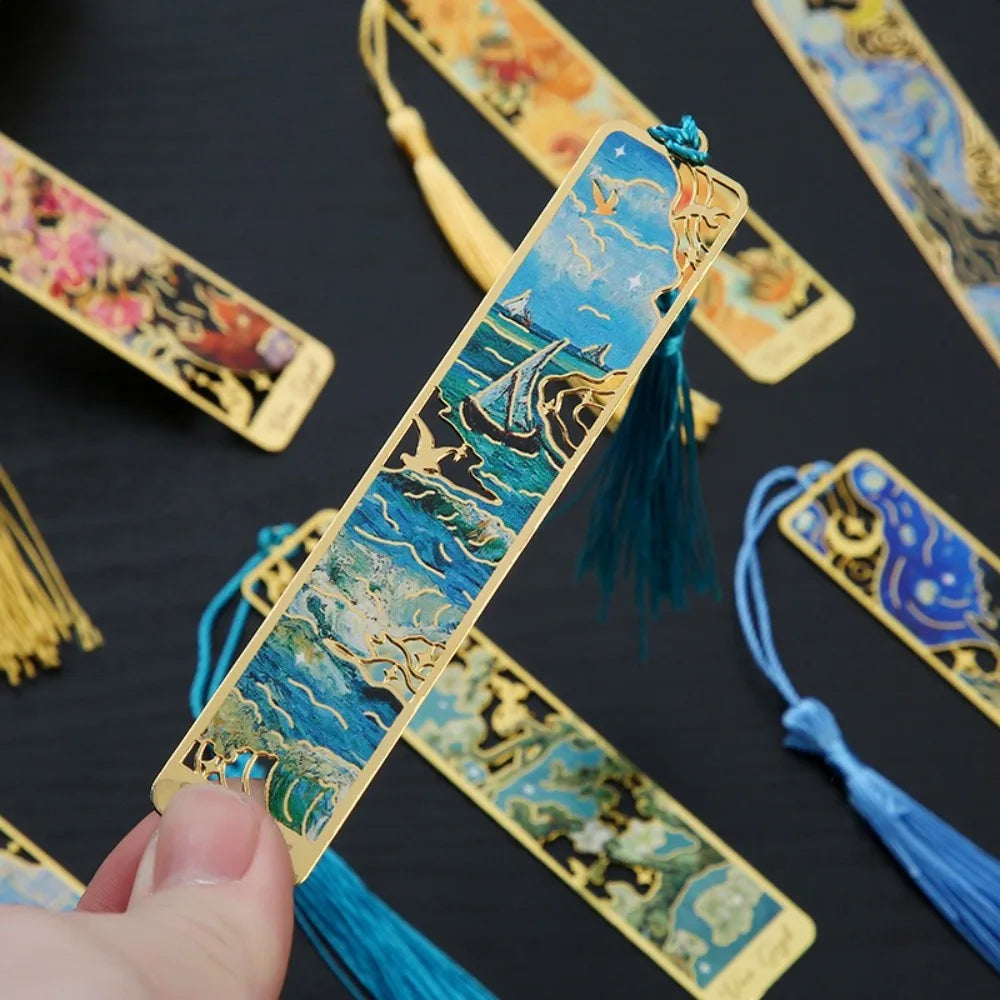 Bookmark | Enamel Landscape Design with Tassel