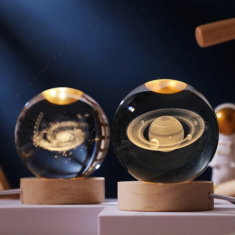 Desk Lamp | Galaxy Crystal Ball Light