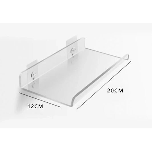 Wall Shelf | Minimalist Clear Acrylic Ledge