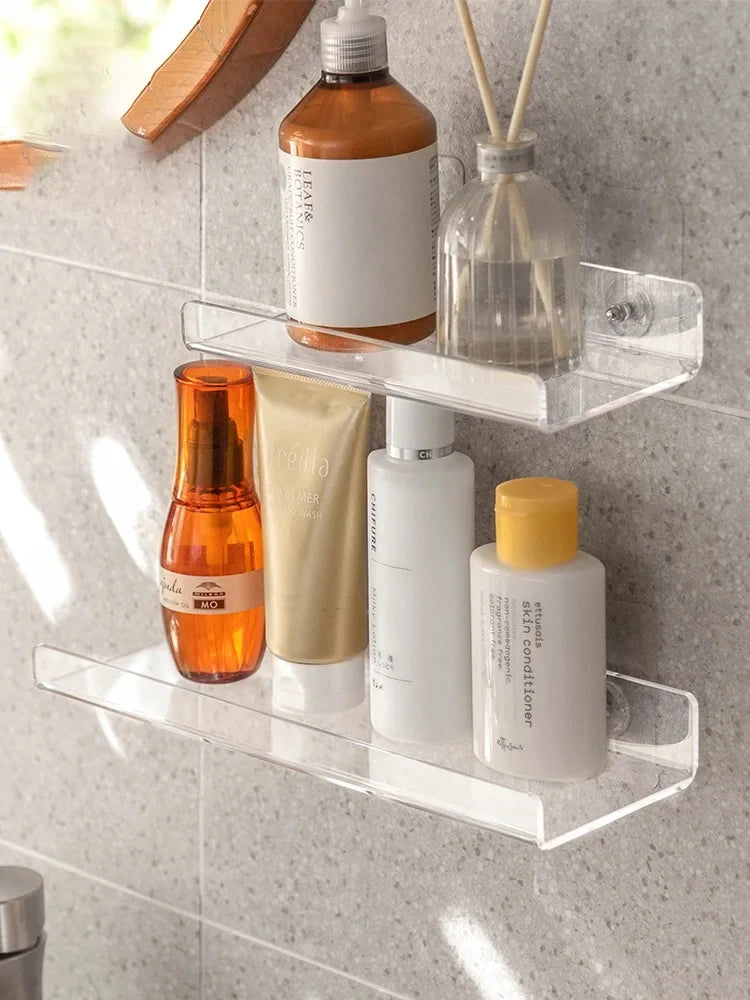 Wall Shelf | Minimalist Clear Acrylic Ledge