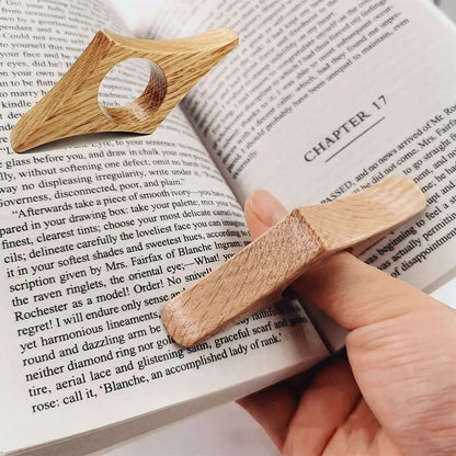 Bookmark | Wood Finger Ring Page Holder