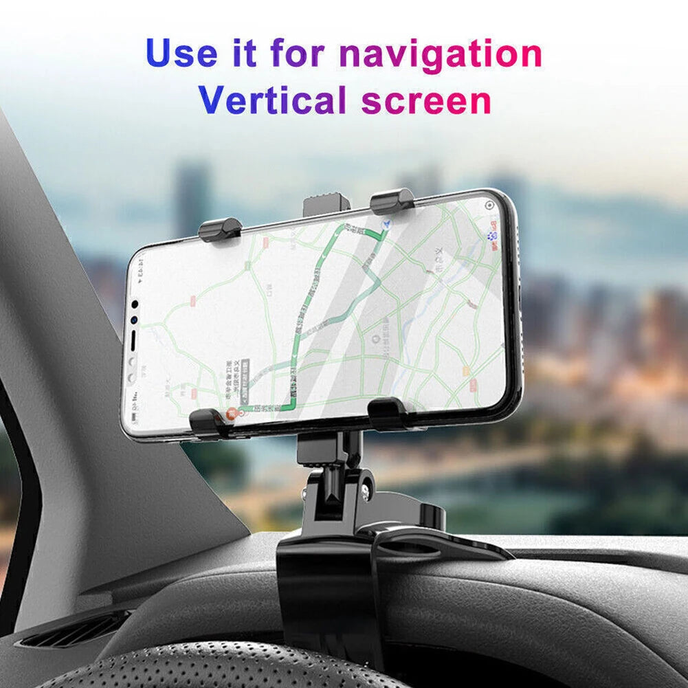 Phone Holder | Universal Dashboard Clamp Mount