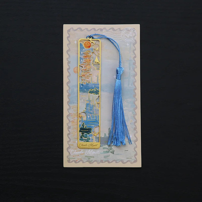 Bookmark | Enamel Landscape Design with Tassel