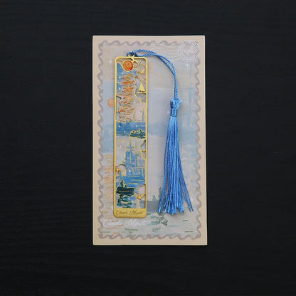Bookmark | Enamel Landscape Design with Tassel