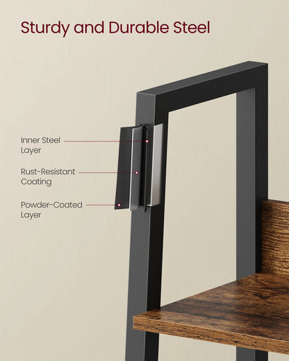 Shelf | Industrial Wood Ladder Bookcase