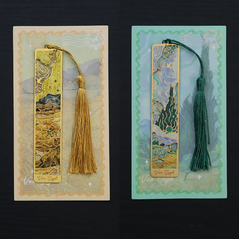 Bookmark | Enamel Landscape Design with Tassel