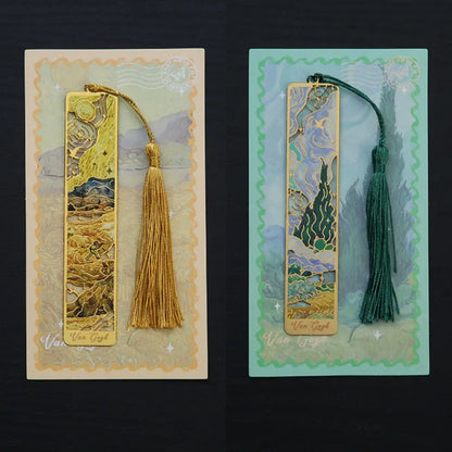 Bookmark | Enamel Landscape Design with Tassel