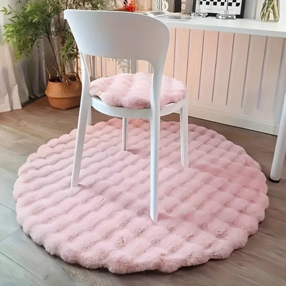 Mat | Round Shaggy Floor Rug