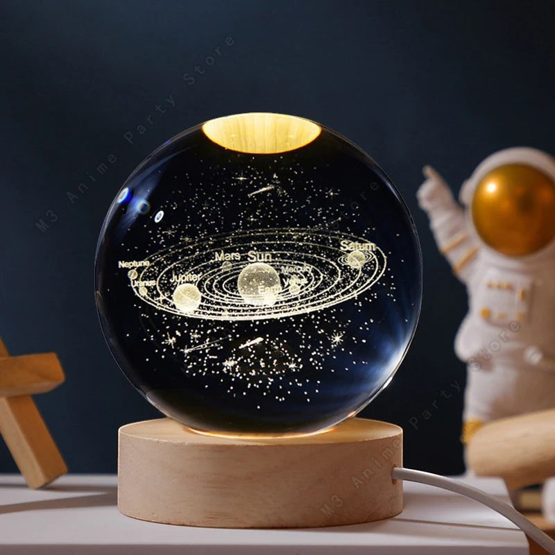 Desk Lamp | Galaxy Crystal Ball Light