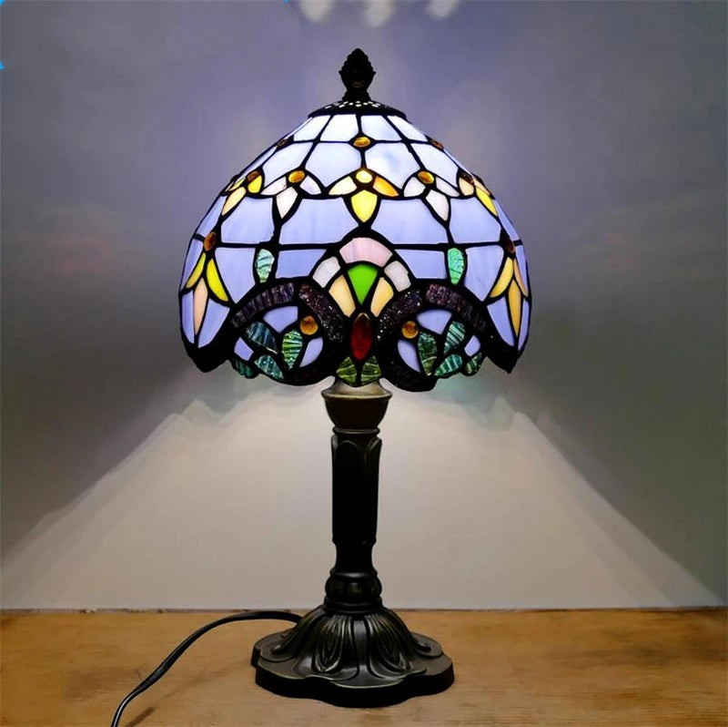 Table Lamp | Vintage Mosaic Glass Design