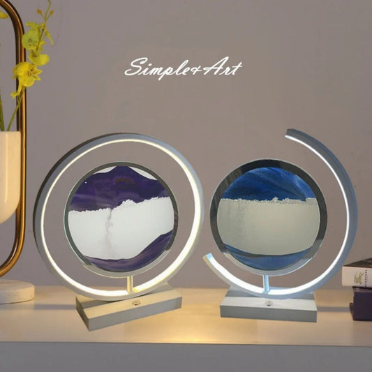 Table Lamp | LED Sand Art Design