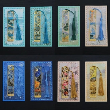 Bookmark | Enamel Landscape Design with Tassel