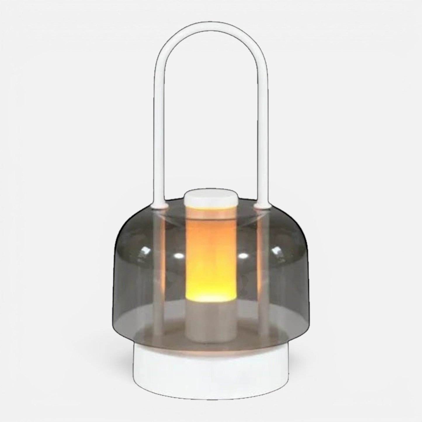 Table Lamp | Vintage Glass Dome Light