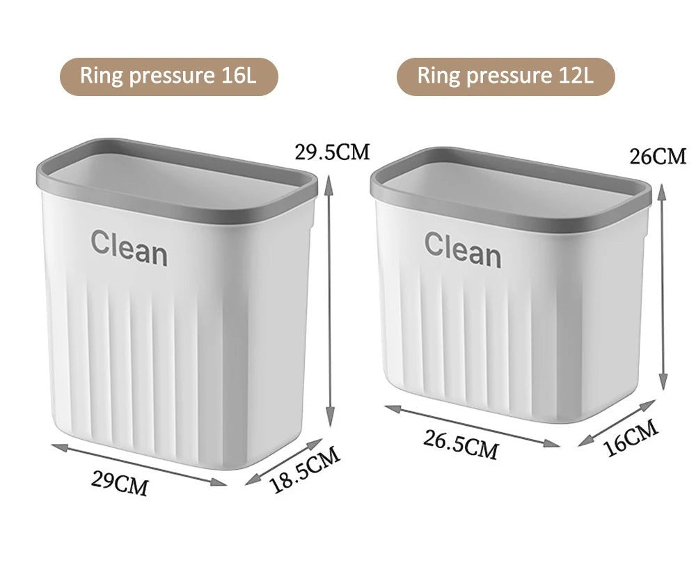 Trash Can | Hanging Bathroom Design