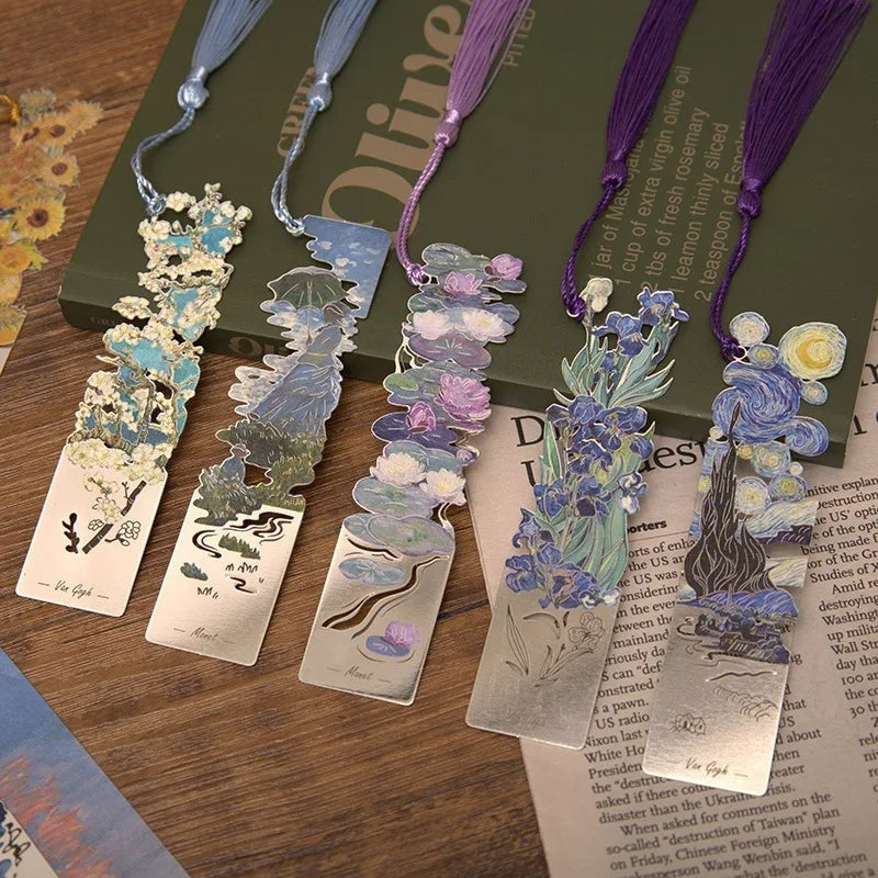 Bookmark | Floral Design with Tassel