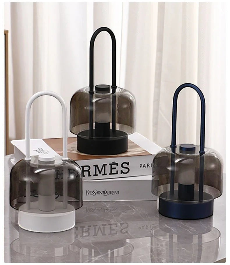 Table Lamp | Vintage Glass Dome Light