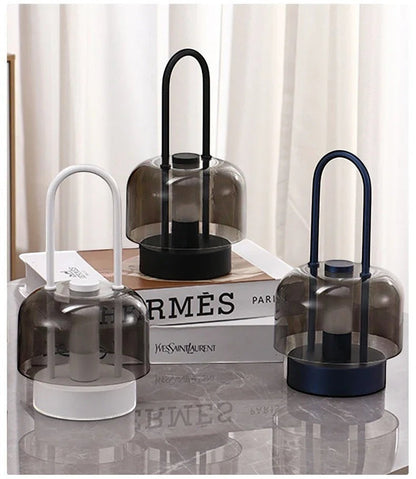 Table Lamp | Vintage Glass Dome Light