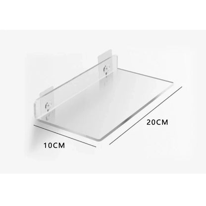 Wall Shelf | Minimalist Clear Acrylic Ledge