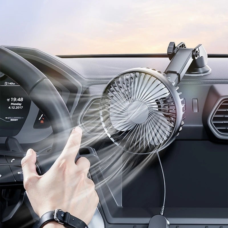 Car Fan | Rotating Air Cooler Design