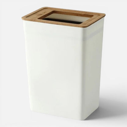 Trash Can | Japanese Style White Bin