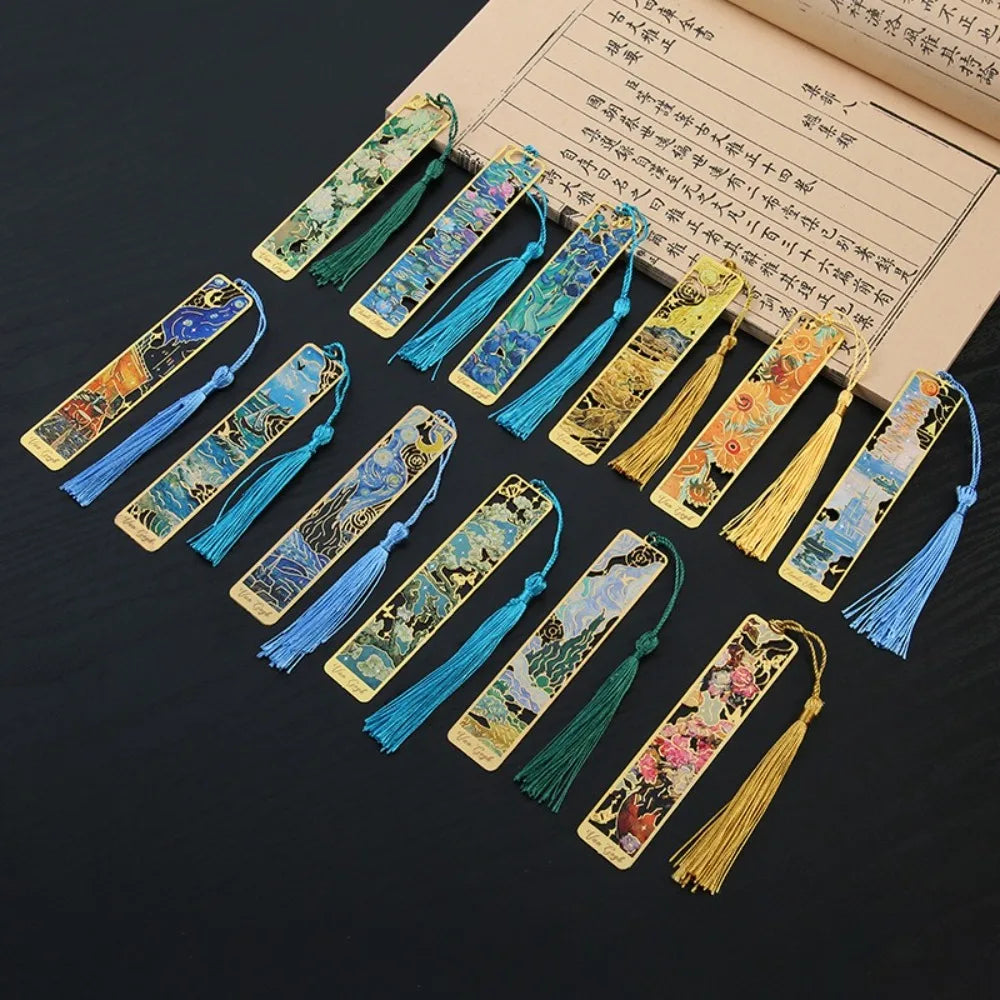Bookmark | Enamel Landscape Design with Tassel