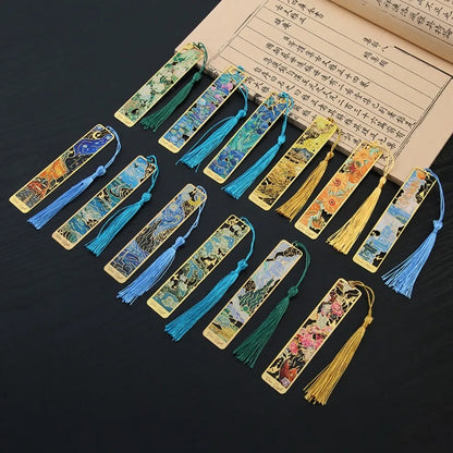 Bookmark | Enamel Landscape Design with Tassel