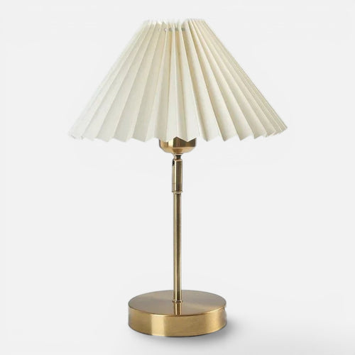 Table Lamps | Pleated Fabric Shade Design