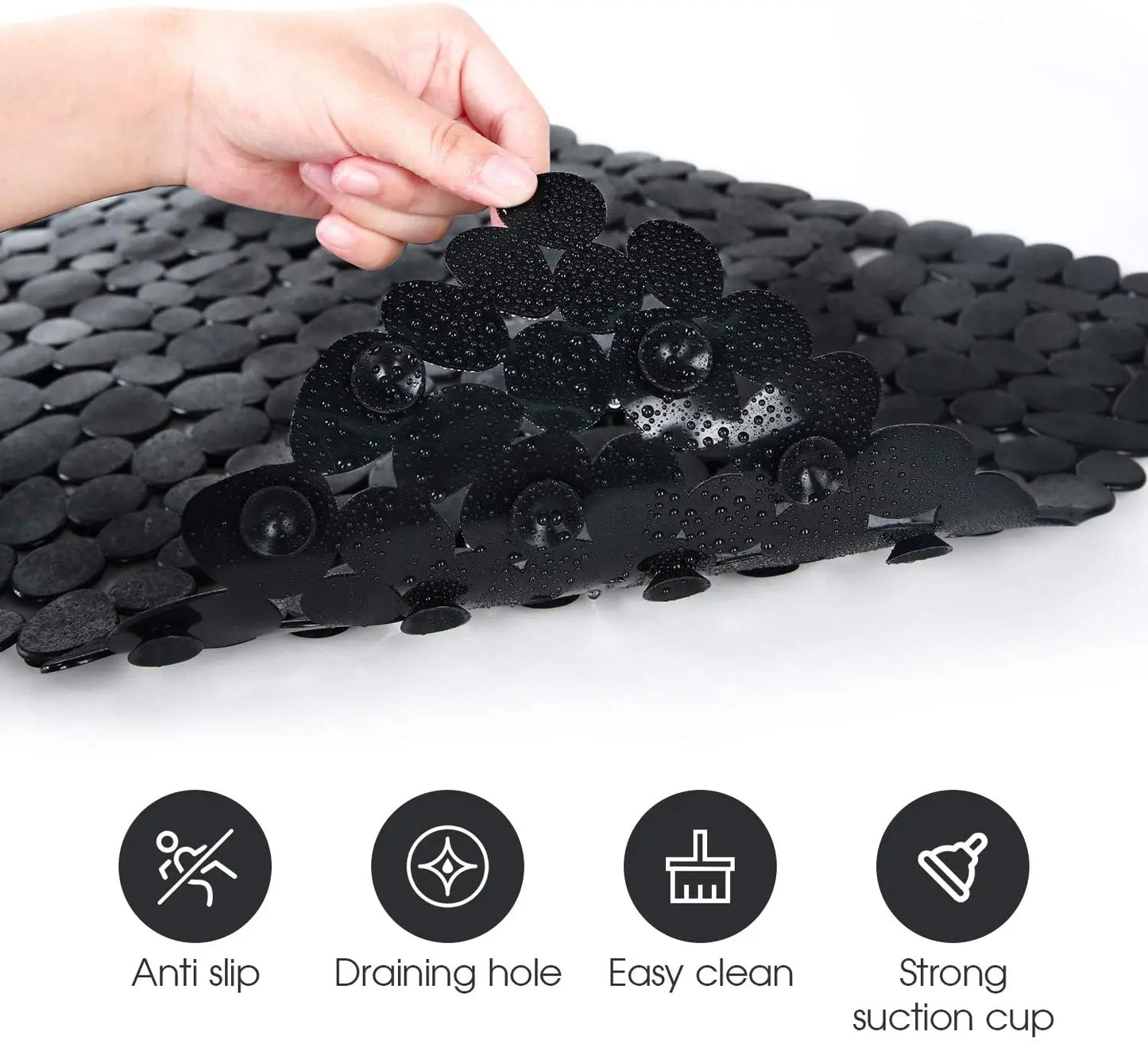 Mat | Stone Effect Shower Mat
