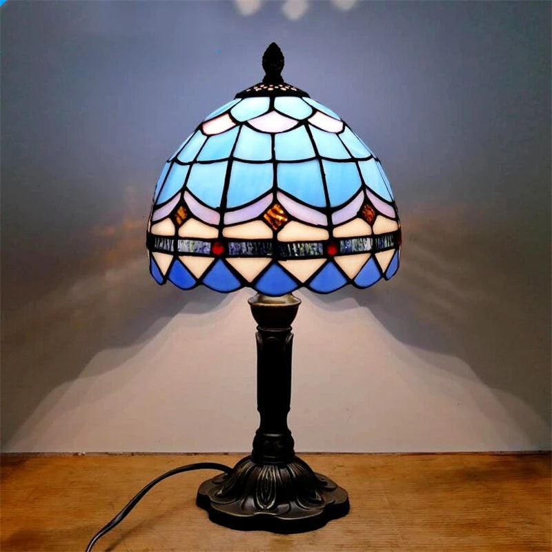 Table Lamp | Vintage Mosaic Glass Design