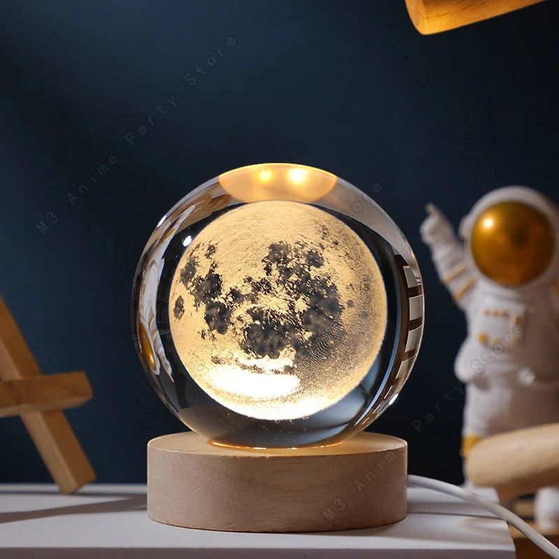 Desk Lamp | Galaxy Crystal Ball Light