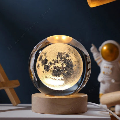 Desk Lamp | Galaxy Crystal Ball Light